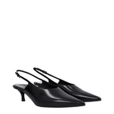 Givenchy Black Leather Mid Heel Pumps